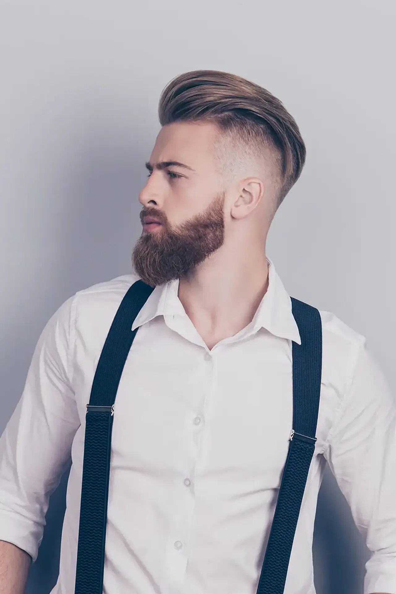 beard groomed male